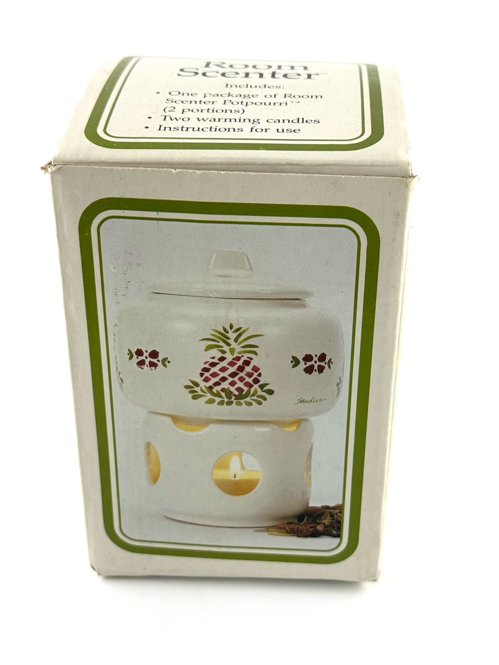 Vintage 1987 CBK Ltd. Stoneware Simmering Potpourri Scenter NEW
